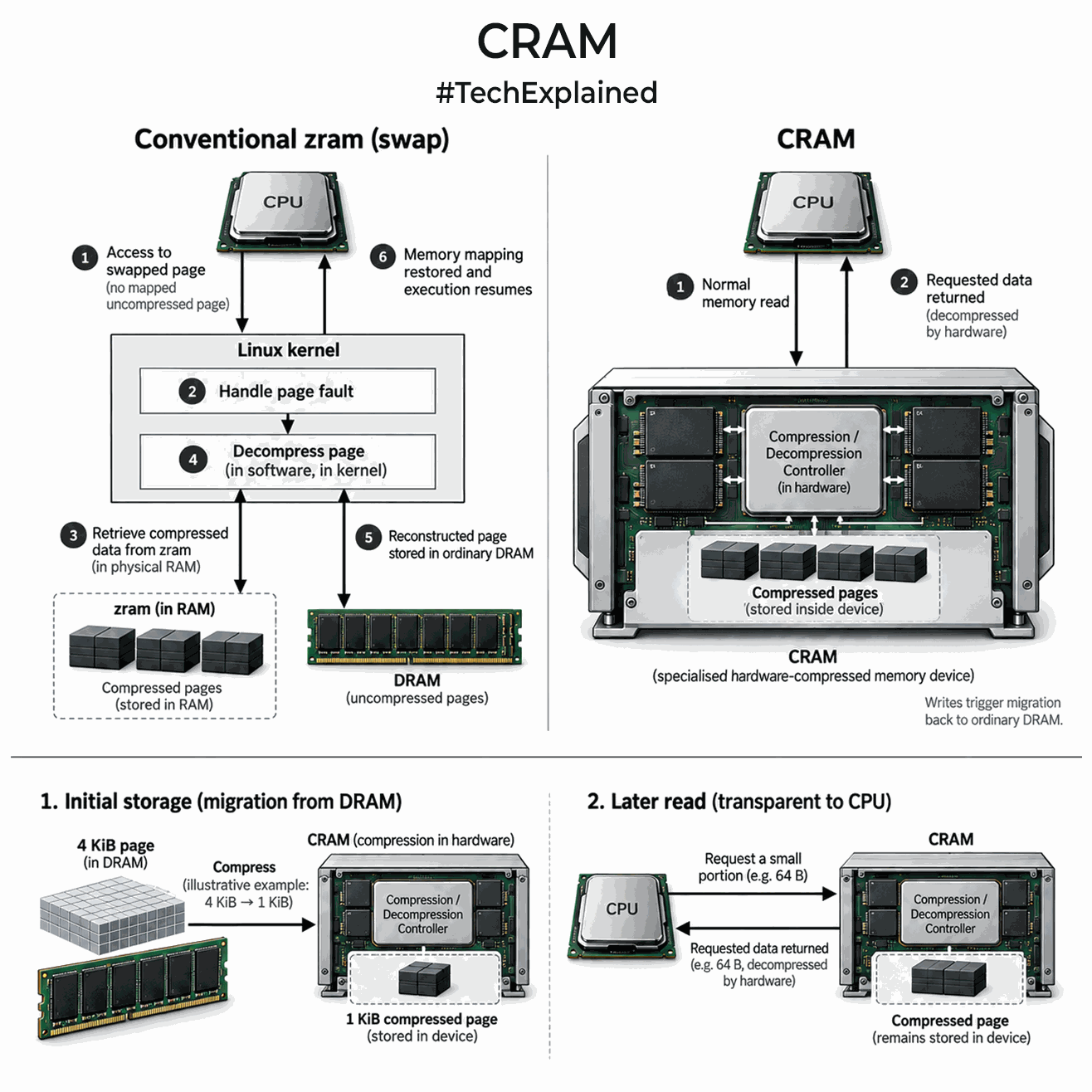 How does CRAM work?